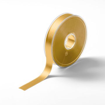 Satin ribbon 15 mm gold #PR982520
