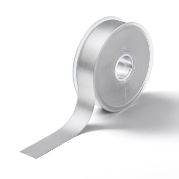 Satin ribbon 25 mm silver #PR982706