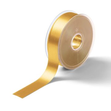 Satin ribbon 25 mm gold #PR982720
