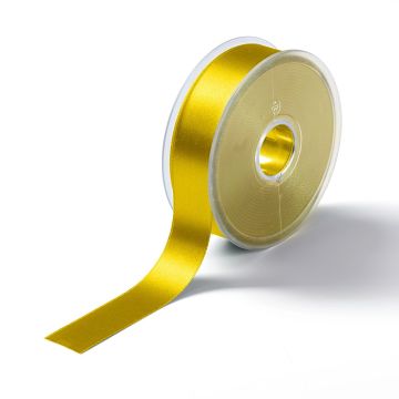 Satin ribbon 25 mm lemon #PR982731