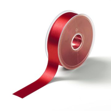 Satin ribbon 25 mm red #PR982771