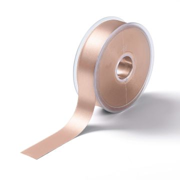 Satin ribbon 25 mm apricot #PR982784