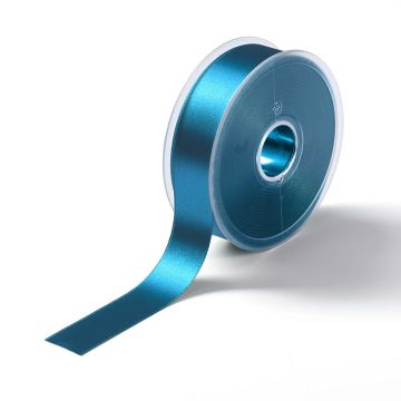 Satin ribbon 25 mm caribbean blue #PR982793