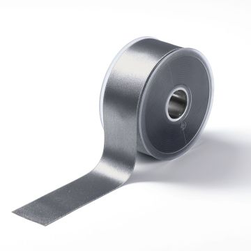 Satin ribbon 38 mm grey #PR982802