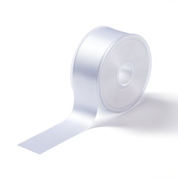 Satin ribbon 38 mm white #PR982810