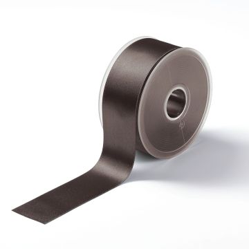 Satin ribbon 38 mm dark brown #PR982825
