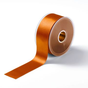Satin ribbon 38 mm orange #PR982830