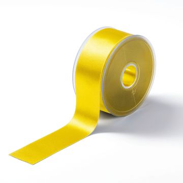 Satin ribbon 38 mm lemon #PR982831