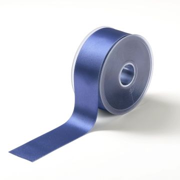 Satin ribbon 38 mm blue