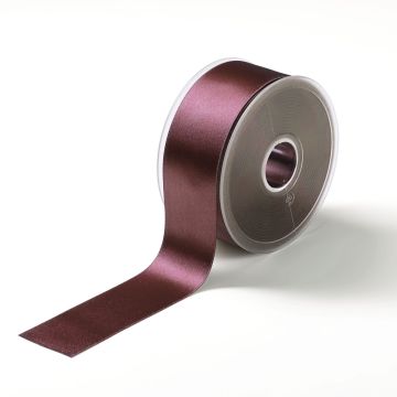 Satin ribbon 38 mm bordeaux #PR982873