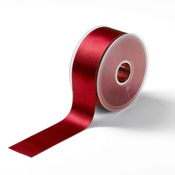 Satin ribbon 38 mm dark red #PR982875