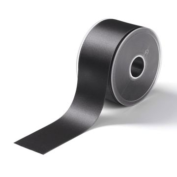 Satin ribbon 50 mm black #PR982900
