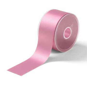 Satin ribbon 50 mm pale rose