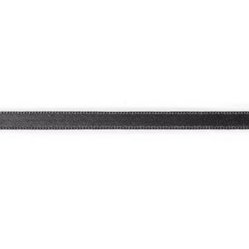 Satin ribbon 6 mm black #PR983100