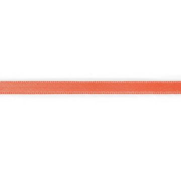 Satin ribbon 6 mm neon orange