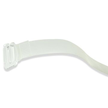 Bra strap retainer, 10 mm, transparent
