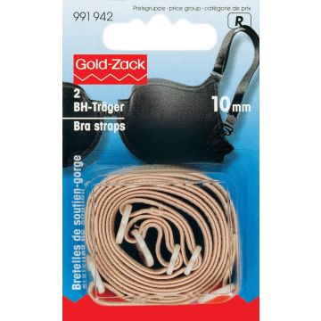 Bra straps 10 mm flesh