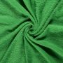 Double-loop terry bright green