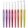 PRYM Wool Crochet Hook Set Soft Grip 8 pcs 195970