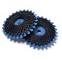 Linen thread 20 m black