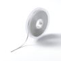 Satin ribbon 3 mm silver