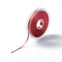 Satin ribbon 3 mm dark red