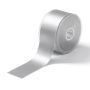Satin ribbon 50 mm silver