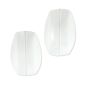 Strap Cushions 50x90 mm transparent 100 % silicone