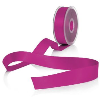 Ribbed tape 26 mm pink