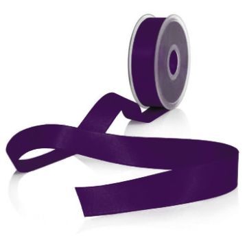 Ribbed tape 38 mm purple