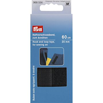 Hook and Loop Tape for sewing on 20 mm black #PR968556