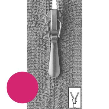 Zipper S40 (S2) 25 cm Fuchsia